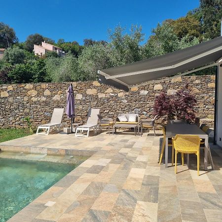 Rez De Villa Avec Piscine Privee, Wifi, Jardin Cloture Penta di Casinca Eksteriør billede